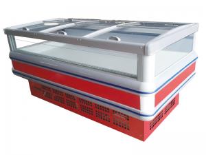 1200l Supermarket Island Freezer R404a With Double Cabinets For