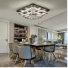 China Crystal Modern Rectangular Ceiling Light ,  LED Ceiling Lamp Remote Control wholesale