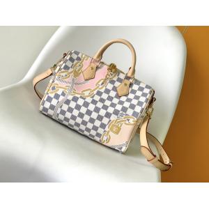 Coated Canvas Speedy Louis Vuitton Damier Azur 25 M46390