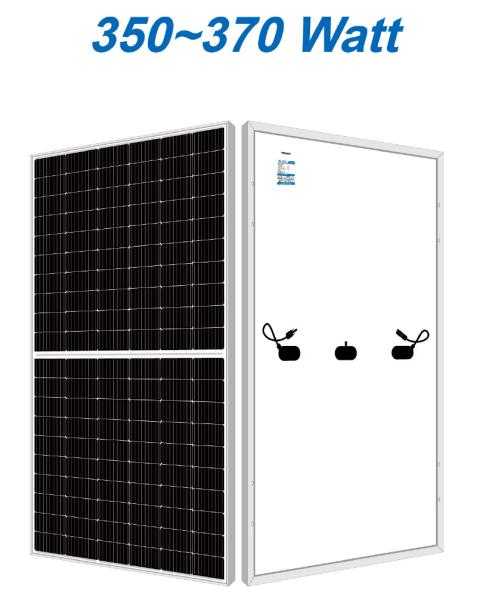 370Wp mono Perc Half Cut Panels Module 120x9BB