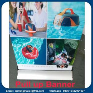 China Outdoor Aluminum Alloy Roll Up Banner Stand supplier
