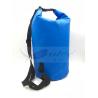 China 15L Blue 500D PVC Tarpaulin Outdoor Dry Bag For Swimming / Hiking Leek proof wholesale