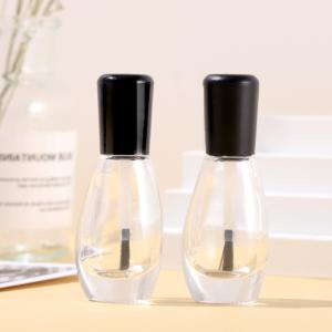 , la botella transparente del esmalte de uñas 15ml modificada para requisitos particulares friega sombrear el clavo Art Bottle con el cepillo
