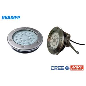 China Cree 316 Stainless Steel Pool Lamps Underwater Led Lighting For Fountains supplier