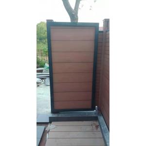 China Outdoor Railing 150MM WPC Fence Panels UV Proof Composite Gate Panels supplier