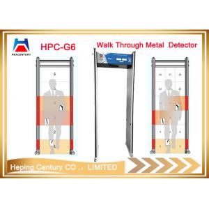 Cheap 6 zone door frame walk through metal detector