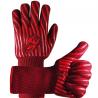 Kitchen Cooking Black Aramid Heat Resistant Work Gloves Barbeque Oven Mitts