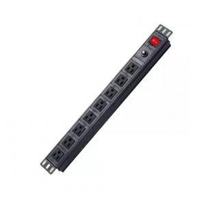 Customized 8 Way PDU Rack Mount Socket With High Flame Retardancy Material