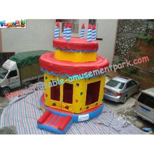 Kids Birthday Inflatable Commercial Bouncy Castles , Jumping Bounce House