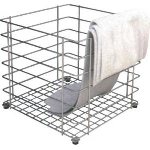 Hotel Square Stainless Laundry Basket For dirty laundry and towel