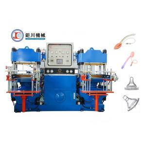China 100ton - 1200ton China Factory Price White or Blue Color Hydraulic Hot Press Machine for making medical rubber stopper supplier