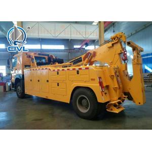 China 371 horsepower 3 sections boom 70 tons wrecker tow truck 6x4 Wheels supplier