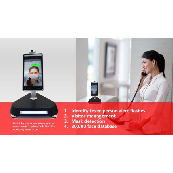 Android Body Temperature Face Recognition Infrared Thermometer