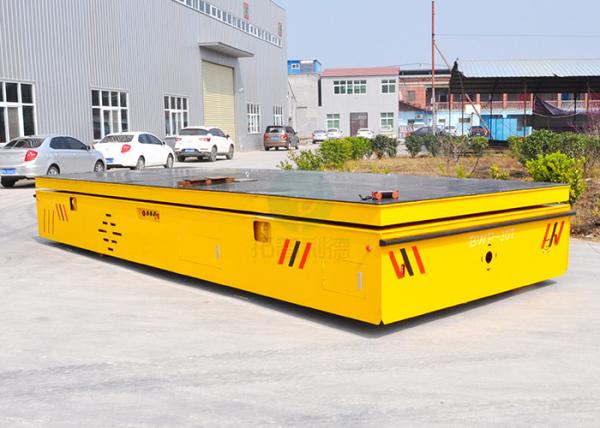 10 t cargo plant trailer on cement floor with hydraulic lifting function