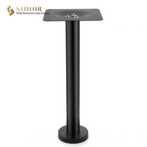 Restaurant Coffee Round Metal Pedestal Table Base Modern Powder Coated SGS