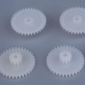Customizing CNC Machined Derlin Acetal Plastic Gear POM Gear PP or black ABS