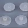 Customizing CNC Machined Derlin Acetal Plastic Gear POM Gear PP or black ABS