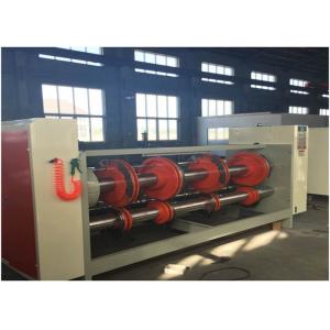 China Semi Auto Chain Feeding Rotary Slotter Machine For RS4 Corrugated Cardboard Carton supplier