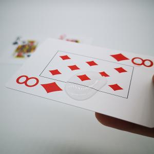 cartões plásticos do Pvc de 100 por cento, cartões plásticos feitos sob encomenda impermeáveis do pôquer