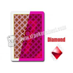 China Aribic JDL Standard  Size Plastic Invisible Marked Playing Cards For Contact Lens supplier