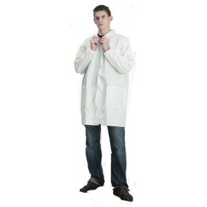 Ppe Protective Clothing Disposable Lab Coat Anti Pollution Eco Friendly