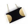 Black Box Golden Chain Acrylic Clutch Bag For Evening Banquet Metalic17 * 10 * 4