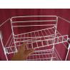 Customize Size Wire Shelf Display Rack / Graphic Side POP Wire Display Stand