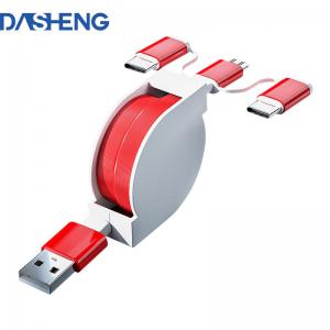 China Extendable USB 2.0 1.1m Data Chargeing Cable For Iphone 13 Xiaomi 11 supplier