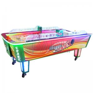 China Child Amusement Game Machines Coin Operated L Size Curved Air Hockey Table supplier