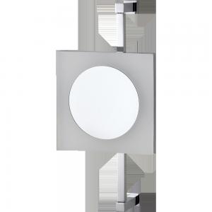 China bath wall mounted square lighted makeup mirror supplier
