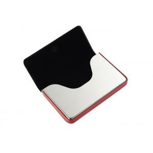 Magnetic Debossing Closure Pu Card Case Aluminum Business Card Holder Digital Printing