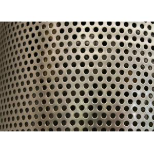 China Sliver Galvanized Perforated Metal Mesh ISO9001 Approval 2mm Round Hole supplier