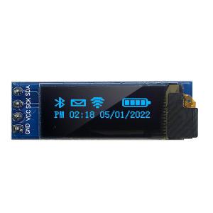 China 3V 5V 128x32 OLED Display Module 0.91 Inch 4 Pins With SSD1306 Driver IC supplier