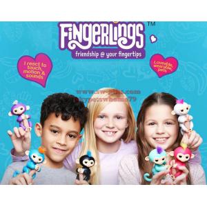 Full Function Fingerlings Interactive Baby Monkeys Toy Smart Fingers Llings Smart Induction Toys Christmas Gift Toy