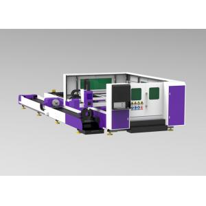 China 6000mm Metal Tube Laser Cutting Machine Automatic Focus High Precision supplier