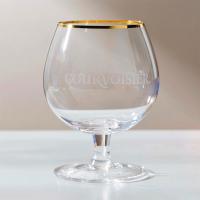 China 16 Ounces Hand Blown Glass Drinking Goblets Hammered Unusual Crystal Cognac Glasses on sale