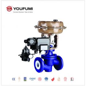 Flanged Globe Control Valve With Pneumatic Actuator Medium Pressure Gas media