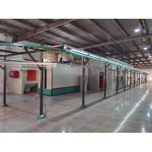 40m/Hour Automatic Powder Coating Line For Wood Plate Wooden Furniture Mdf