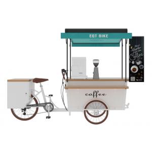 China Commercial Catering Mobile Coffee Vending Cart With Large Free Space supplier