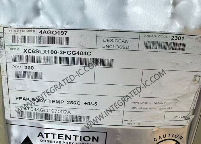 FPGA IC XC6SLX100-3FGG484C XC6SLX100 FBGA484 Field Programmable Gate Array