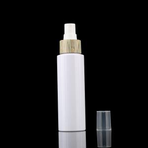 China 100ml 150ml Bamboo Pump Plastic Lotion Bottles supplier