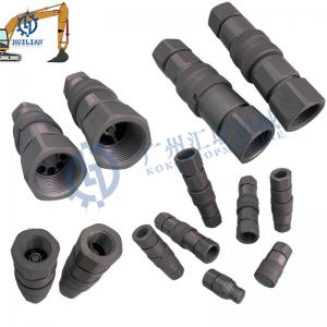 1" Quick Release Couplings 1/2" Hydraulic Couplings & Quick Connect Fittings Hose Couplering for Excavator Attachments