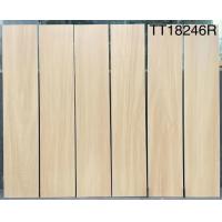 China 8x40'inch  Gray Interior Wall Outside Floor Wooden Ceramic Tiles for Project Balcony Foyer  Soft Glazed Porcelain Strip on sale