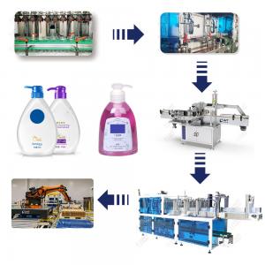 Automatic Hair Conditioner Liquid Filling  Production Lines Packaging Machine