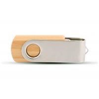 China Large Capacity Custom USB Flash Drive , Twist Wood USB Sticks Long Lifespan on sale