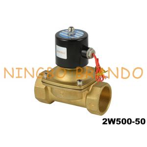 2" 2W500-50 NBR Diaphragm Brass Electric Solenoid Valve AC110V DC24V