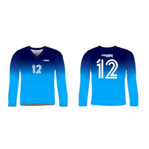 Sublimation Print Soccer Teamwear 2XL Long Sleeve Soccer Shirt