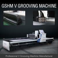 China Hydraulic CNC V Grooving Machine For Stainless Steel In Elevator Industry on sale