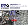 China 15 kw - 160 kw Electric plastic pipe, plastic film waste recycle Single shaft shredder/ E-waste shredder/ crusher wholesale