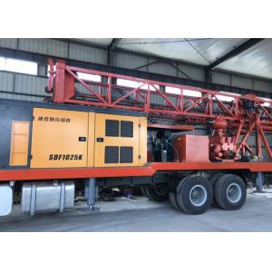Large Aperture 54T Truck Mounted Drill Rig